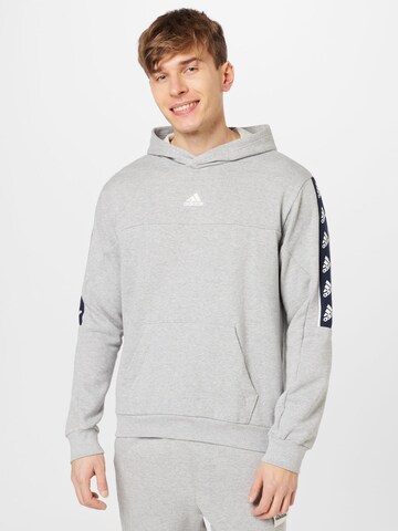 Hanorac sport 'Brandlove' de la ADIDAS SPORTSWEAR pe gri: față