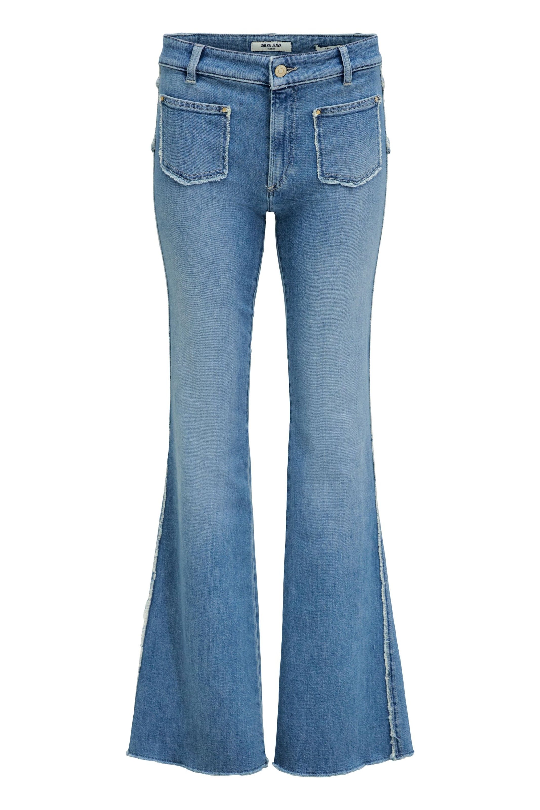 Salsa Jeans Skinny Jeans 'Destiny' in Blauw: voorkant