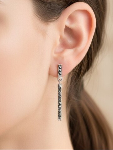 Orecchini 'Night Dinner - Sterling Silver Elegant Evening' di La Moda Me in nero
