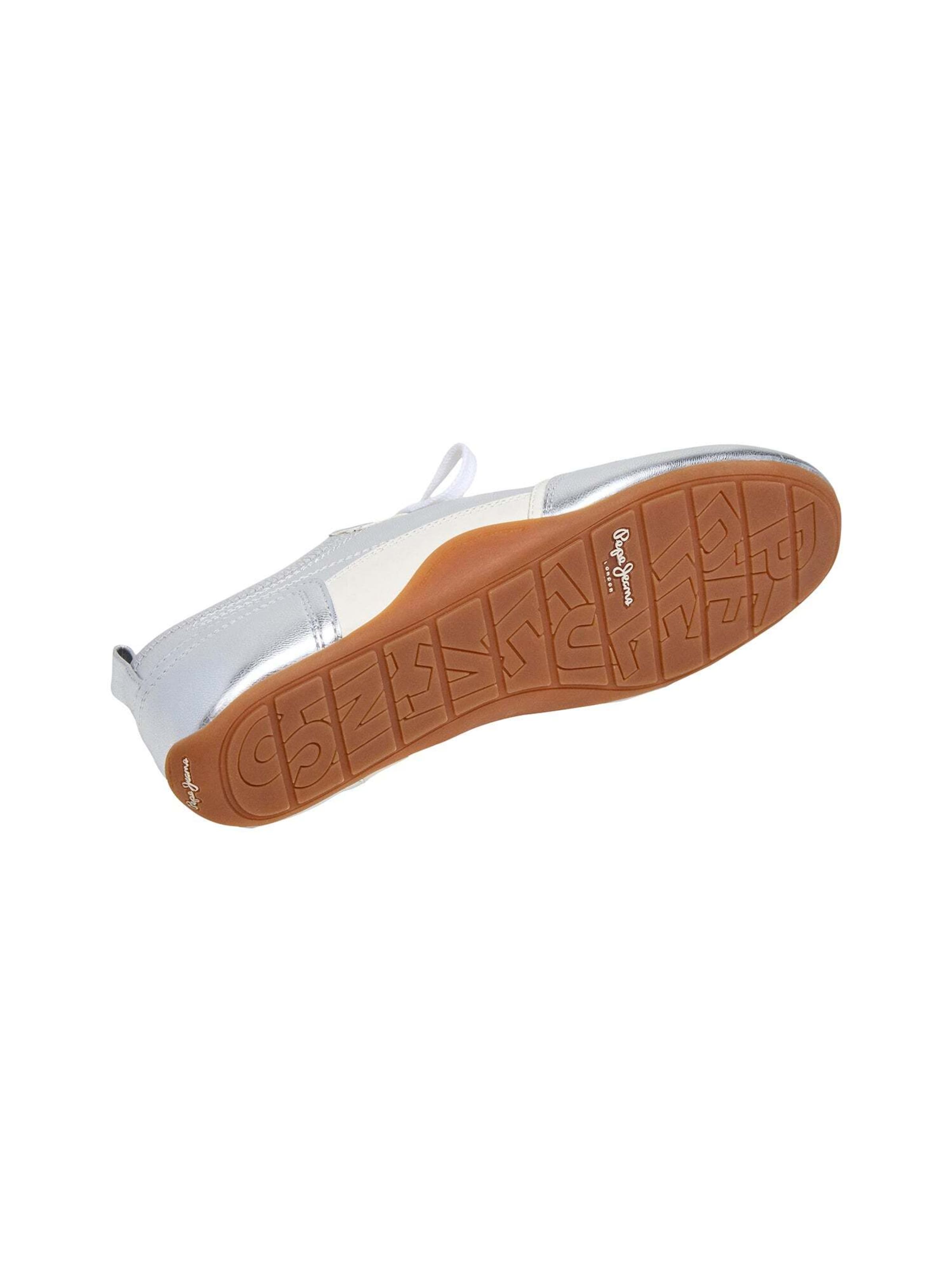 Baskets basses 'NOA SHINE' Pepe Jeans en argent