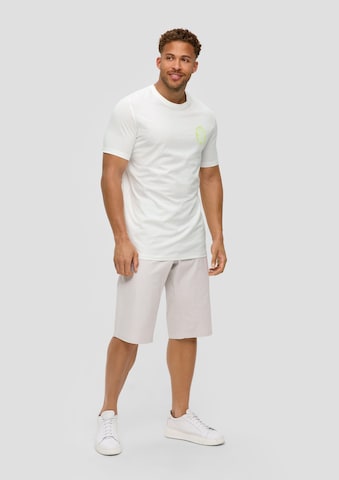 T-Shirt s.Oliver Red Label Big & Tall en blanc