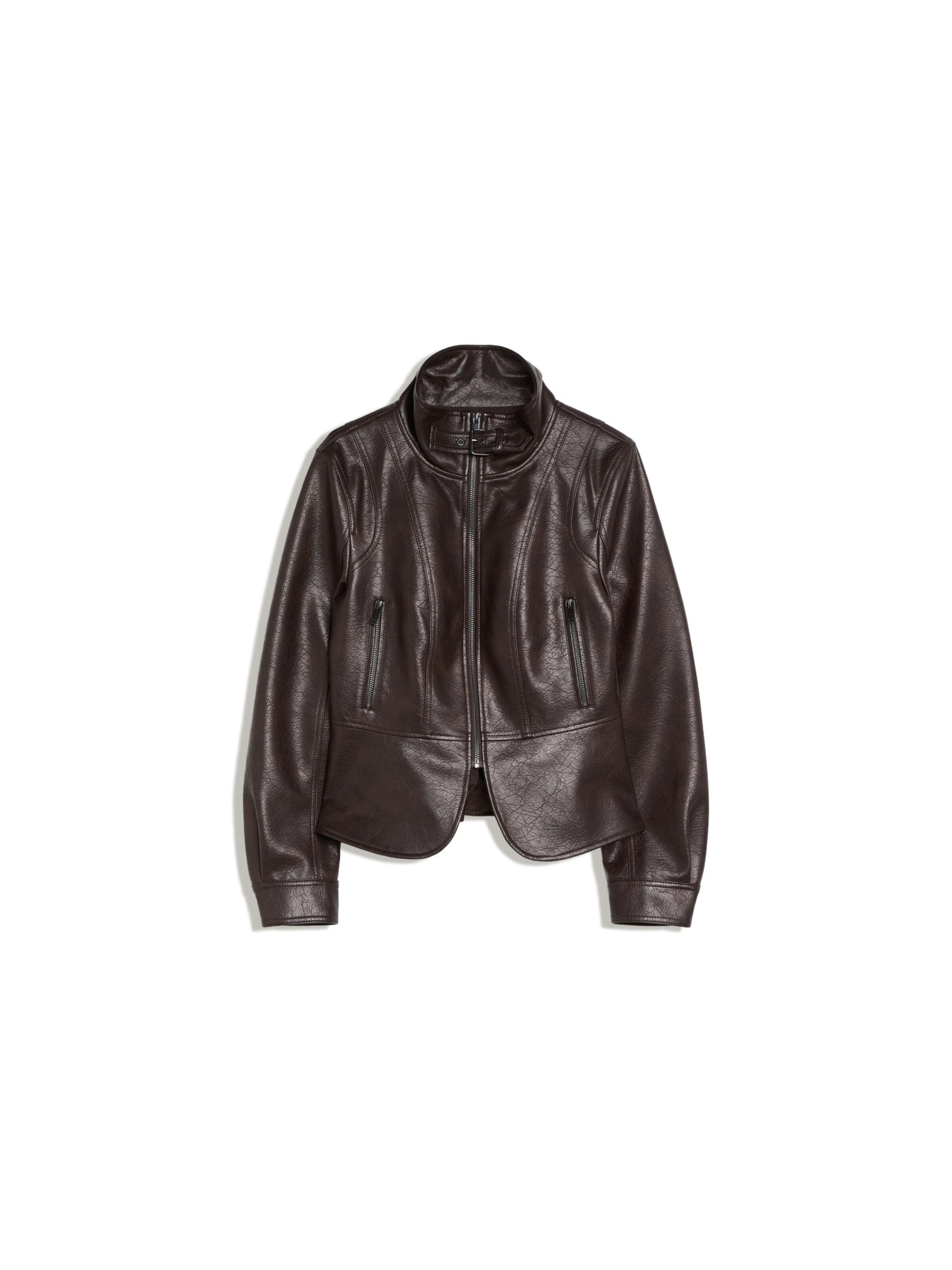 Veste mi-saison Bershka en marron : devant