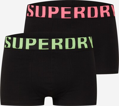 Boxeri Superdry pe verde neon / roz neon / negru, Vizualizare produs