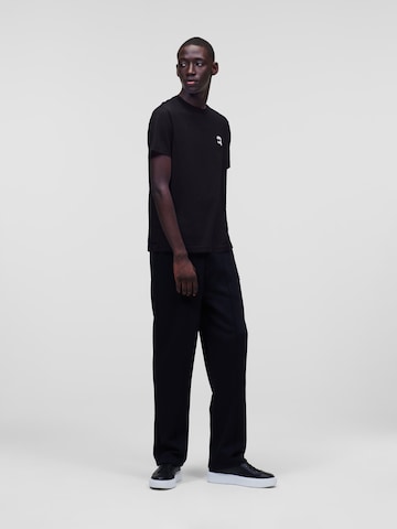 Karl Lagerfeld Skjorte ' Ikonik 2.0 Mini ' i svart