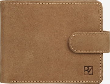 BODENSCHATZ Wallet 'BICOLOUR' in Brown: front