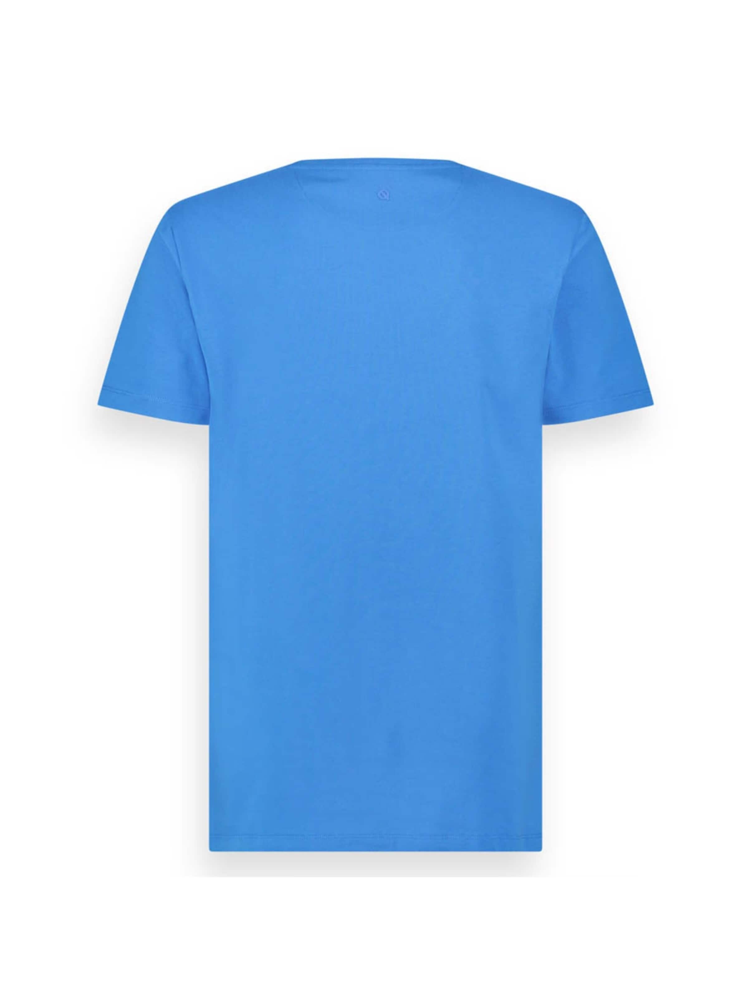 LEBASQ Shirt 'The Baker Crew Neck' in Blue