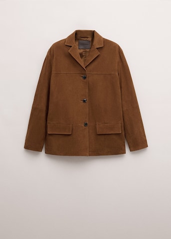 MANGO Between-Season Jacket in Brown