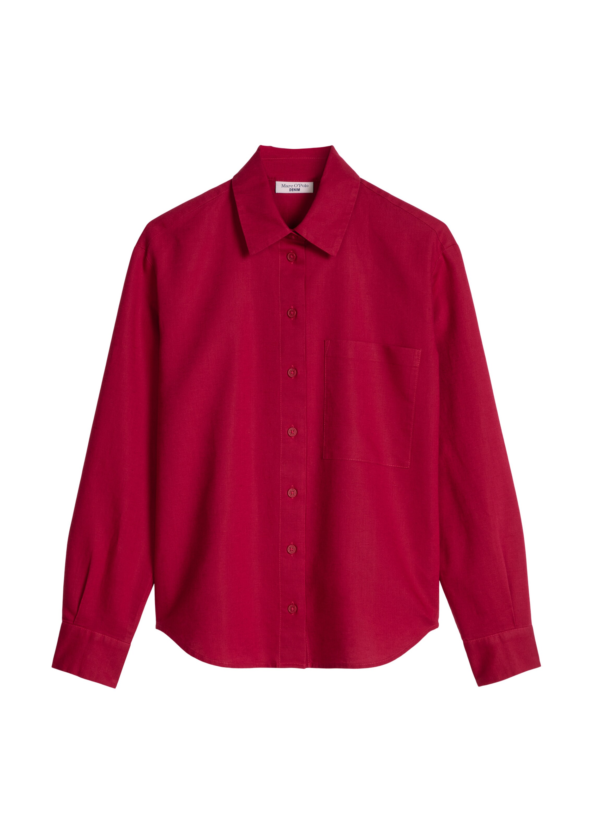 Chemisier Marc O'Polo DENIM en rouge : devant