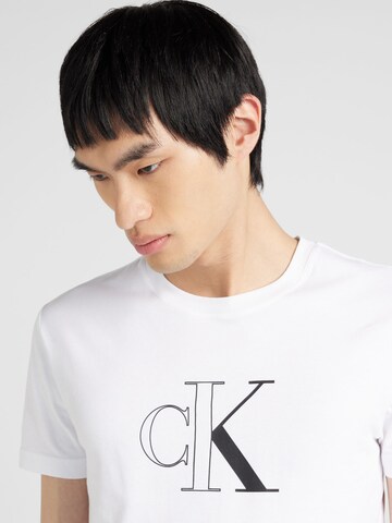 T-Shirt Calvin Klein Jeans en blanc