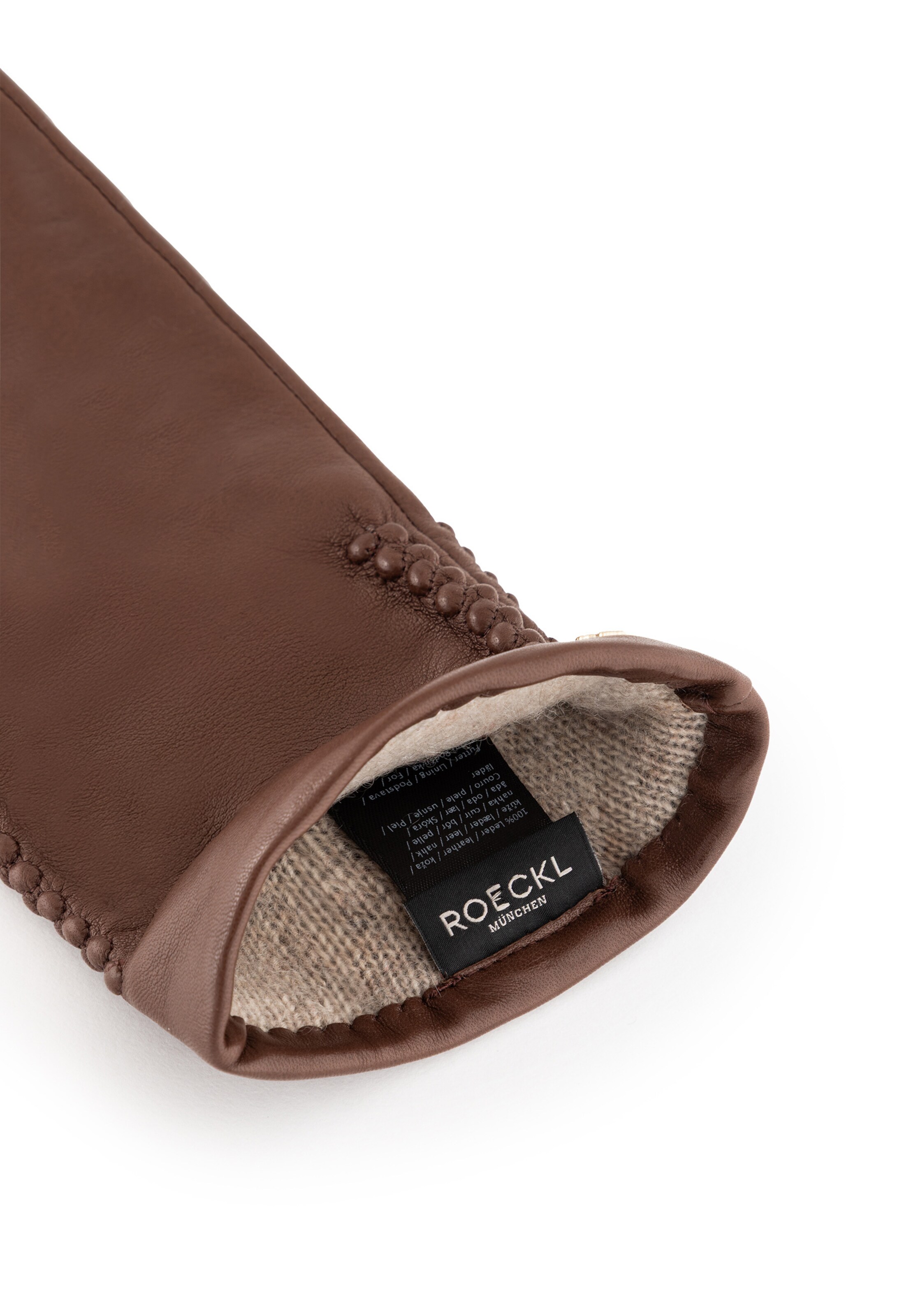 Mezzoguanti ' REGINA' di Roeckl in marrone