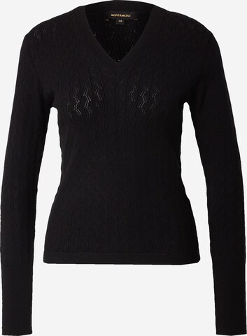 Pull-over MORE & MORE en noir : devant