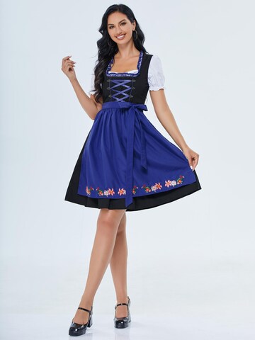 Yesfashion Dirndl‌‌ in Blau