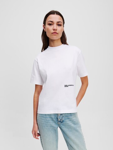 KARL LAGERFELD JEANS - Camisa em branco: frente