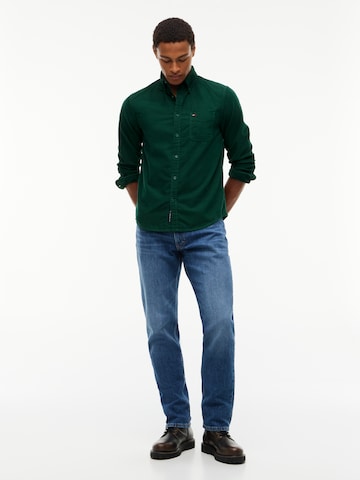 Coupe regular Chemise Tommy Jeans en vert