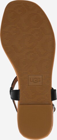 UGG - Sandalias de dedo 'Madeena' en negro