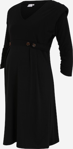 MAMALICIOUS Φόρεμα 'Dany' σε μαύρο: μπροστά