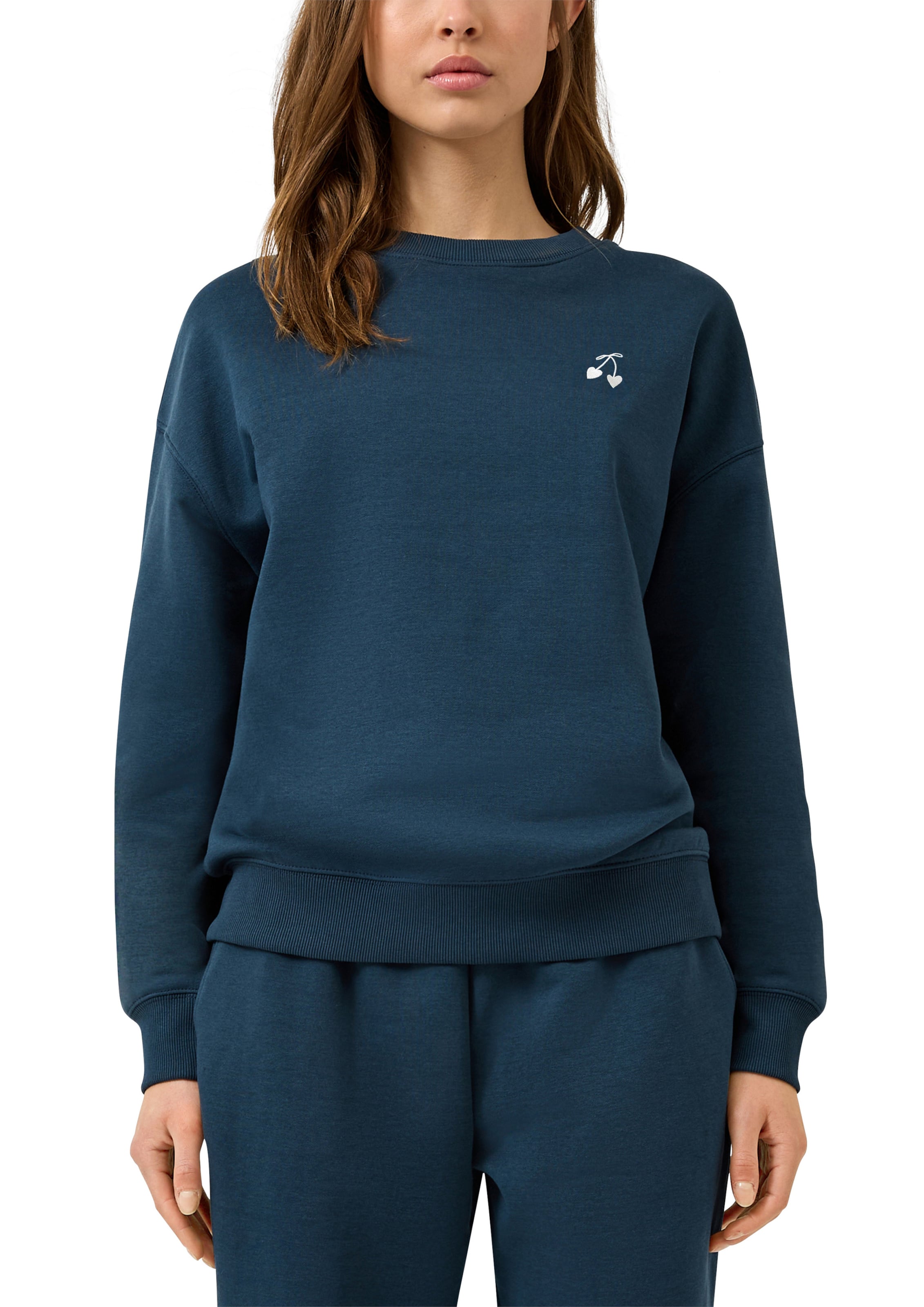 QS Sweatshirt in Blau