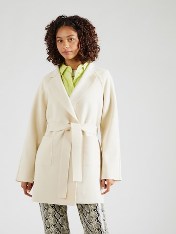 VILA Between-Seasons Coat 'Juice' in Beige: front