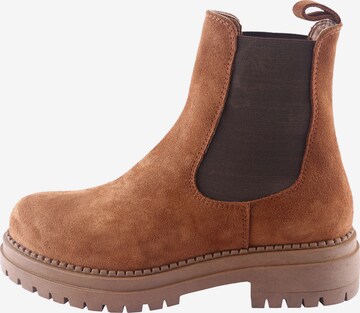 D.MoRo Shoes Chelsea Boots 'MONOSK' in Brown