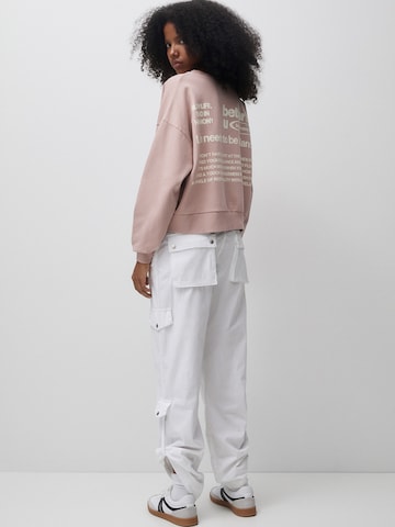 Sweat-shirt Pull&Bear en rose