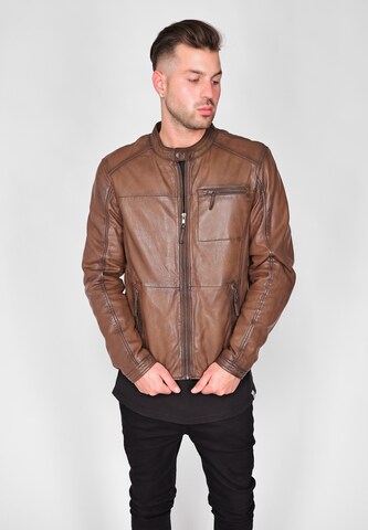 Veste mi-saison MUSTANG en marron : devant