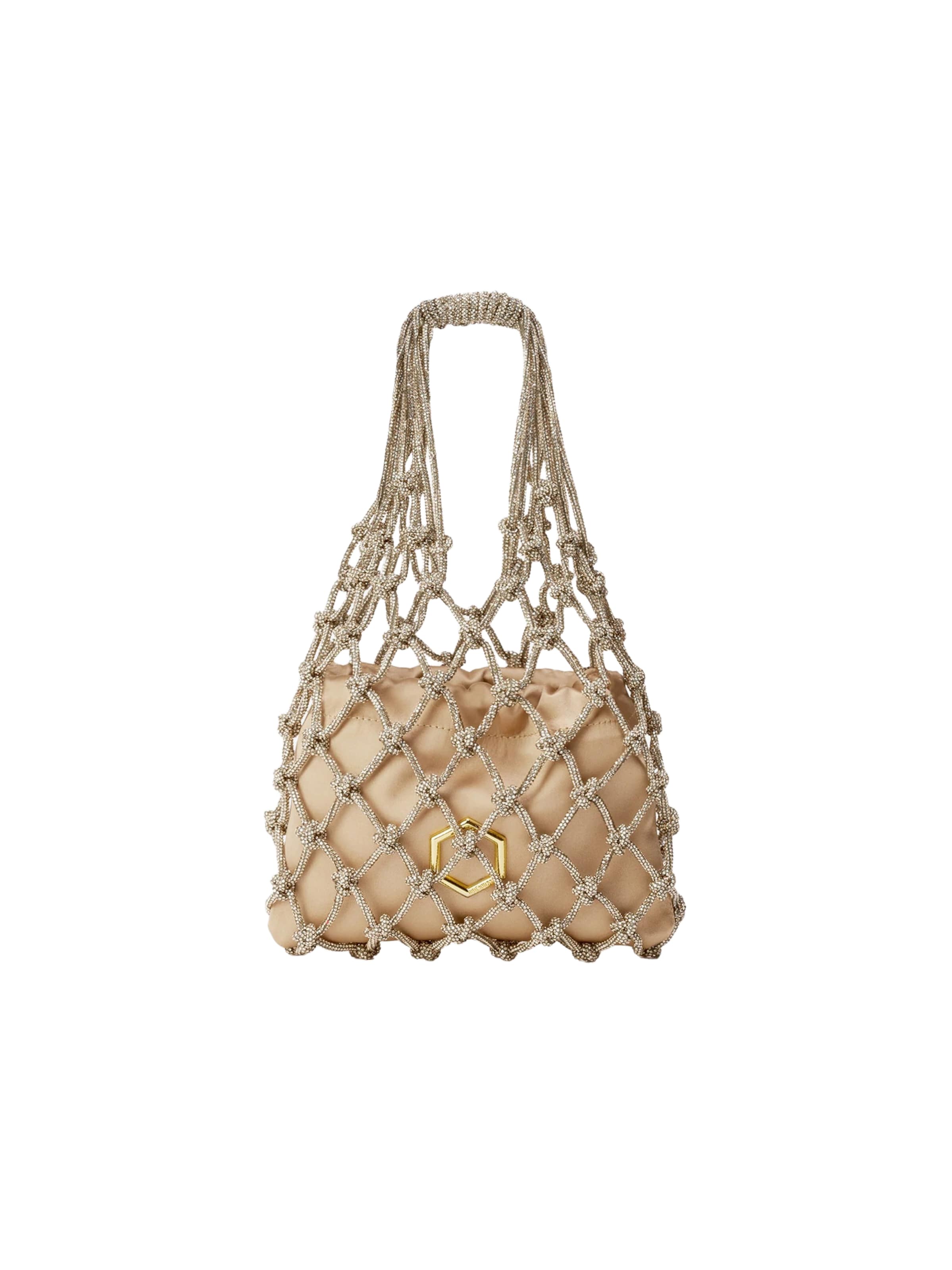 HIBOURAMA Handbag 'Carrie' in Gold: front