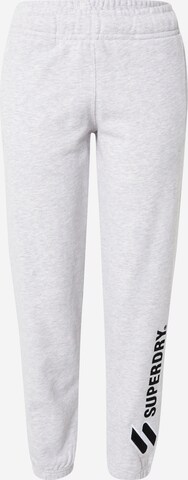 Superdry Pants in Grey: front