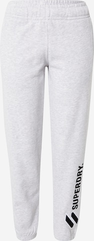 Superdry Trousers in Grey: front