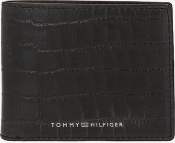 Portamonete di TOMMY HILFIGER in nero: frontale