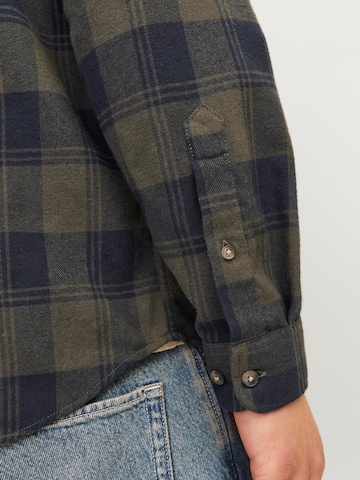JACK & JONES Slim fit Overhemd 'JJJoshua' in Groen