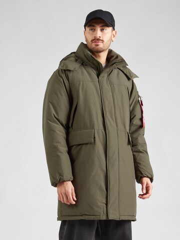 ALPHA INDUSTRIES - Parca de entretiempo en verde: frente