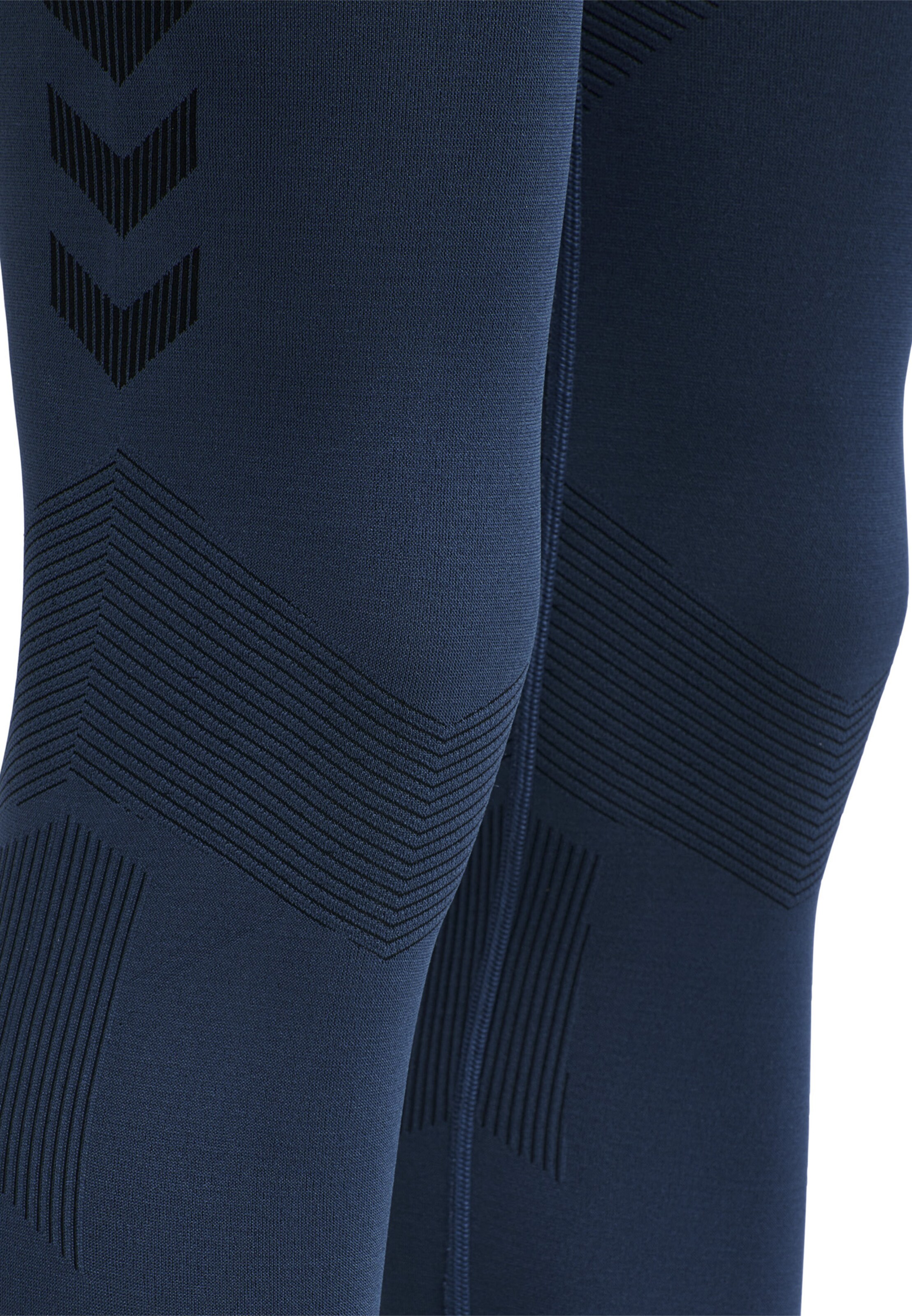 Hummel Skinny Sporthose 'First' in Blau