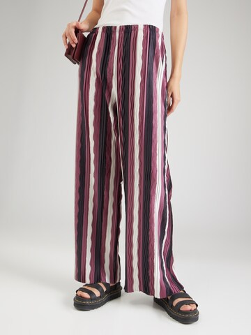 TOPSHOP Wide leg Trousers in Red: front