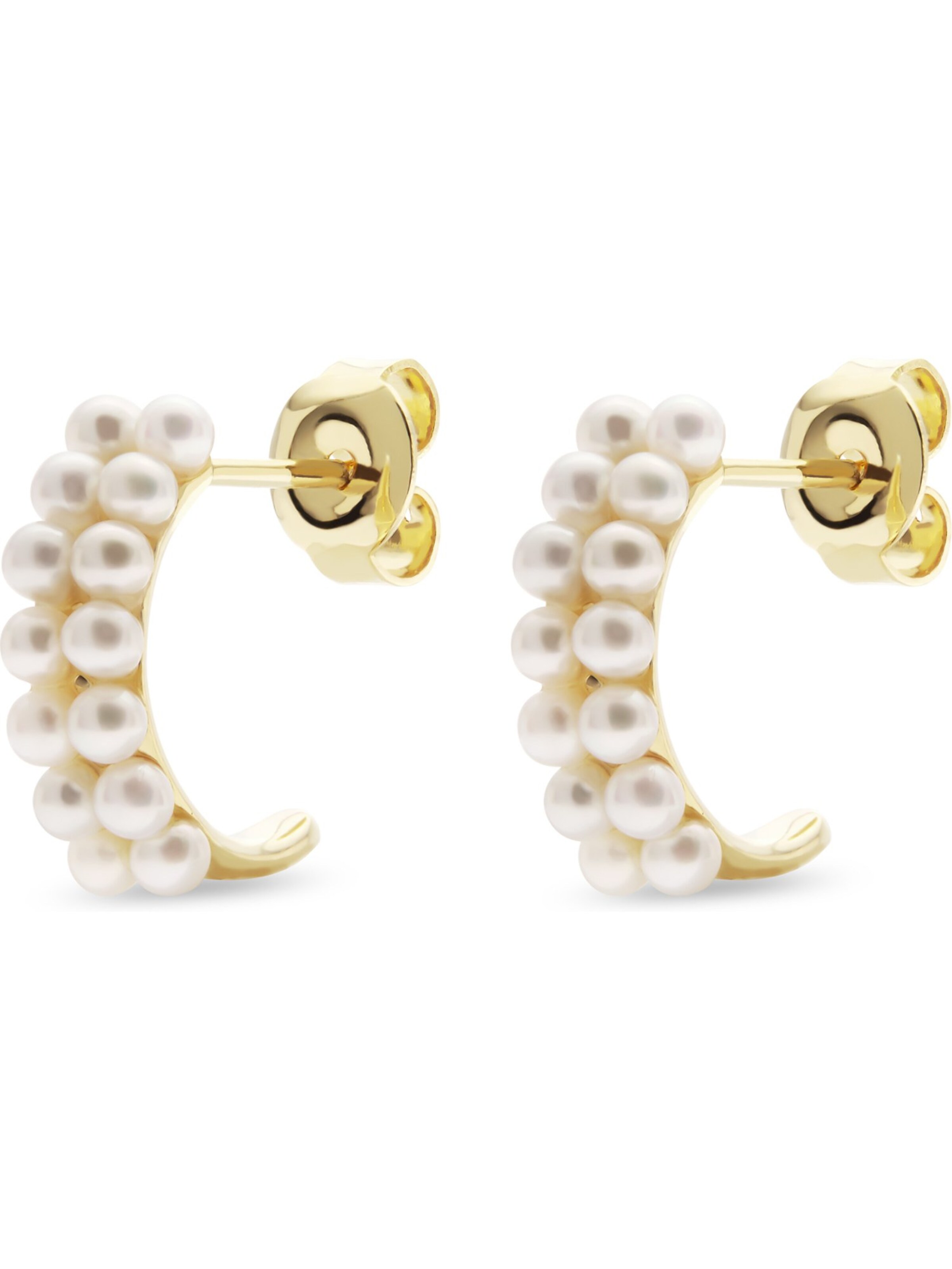 YAMŌKO Ohrringe in Gold: Vorderseite