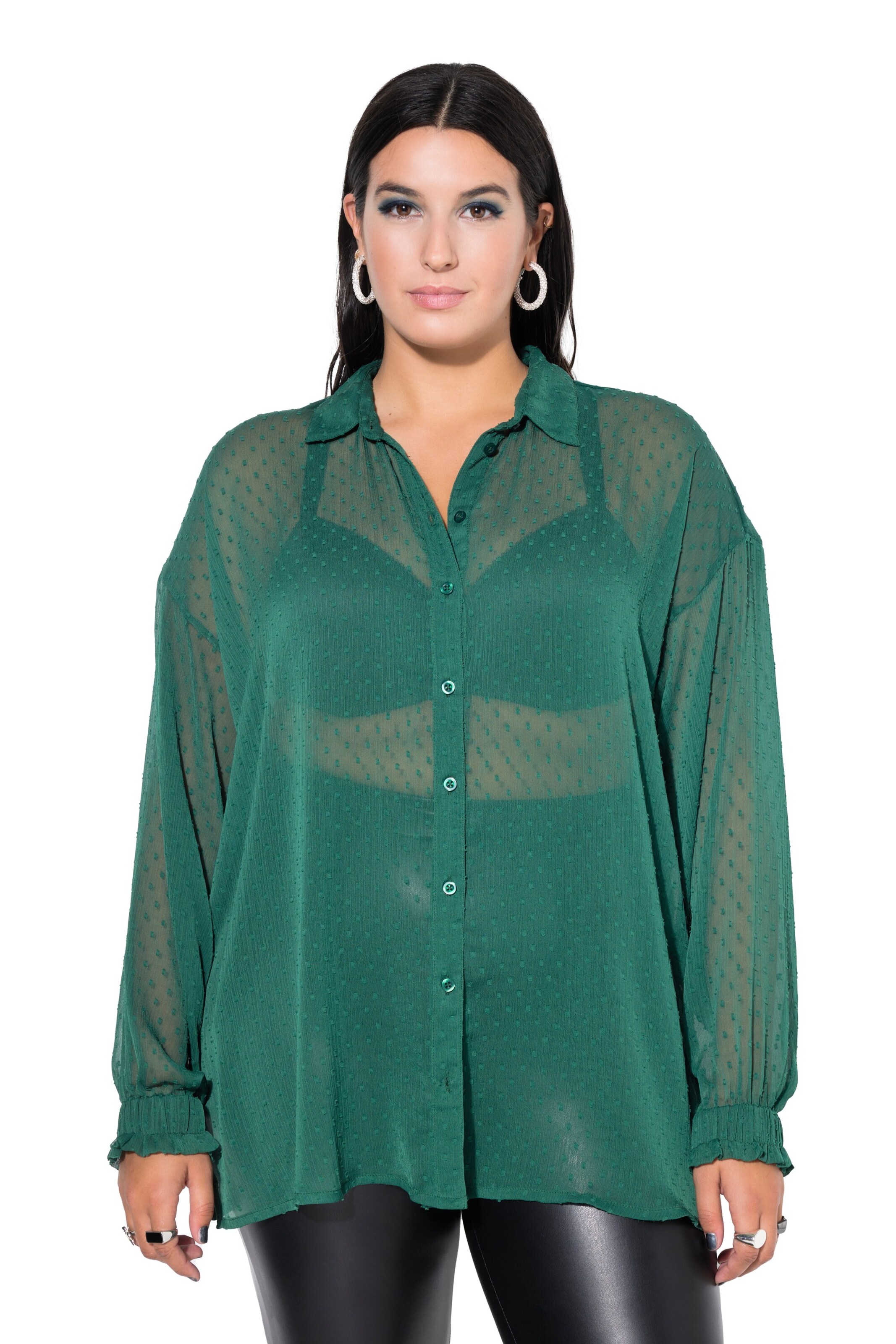 Studio Untold Bluse in Grün: Vorderseite