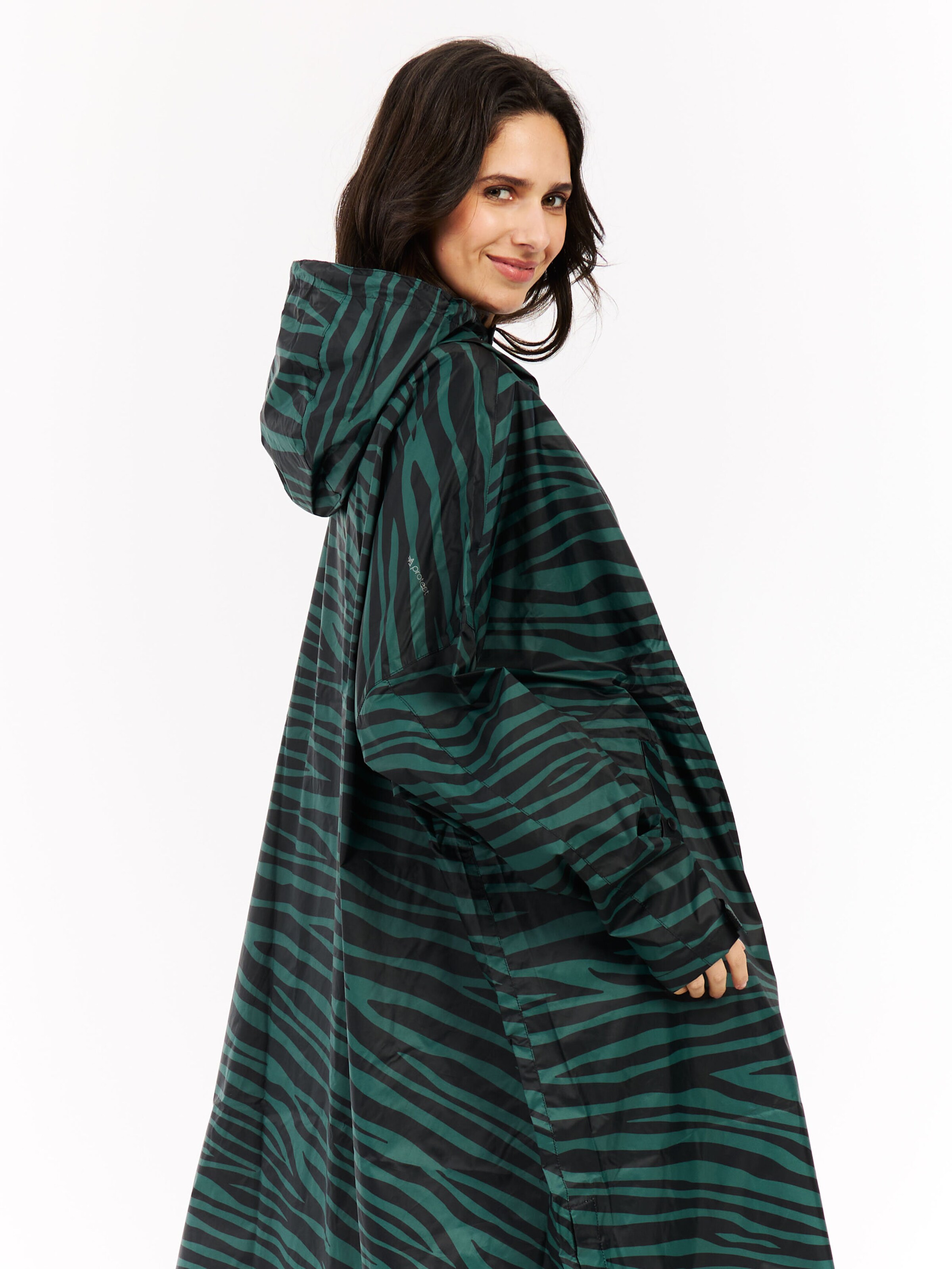 PROTEST Raincoat 'PRTLaugh' in Green