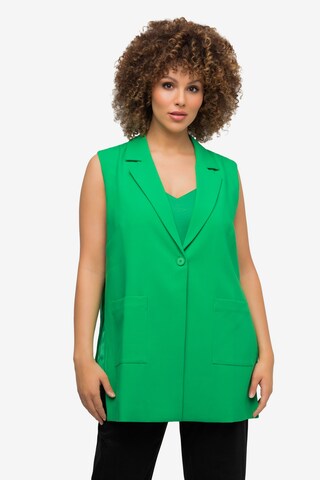 Ulla Popken Vest in Green: front