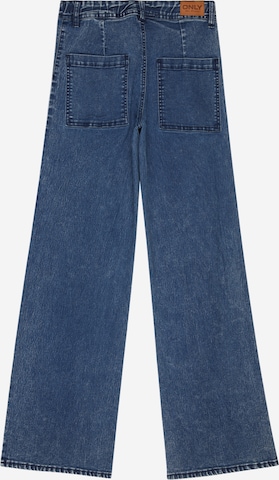 KIDS ONLY Wide leg Jeans 'Sylvie' in Blauw