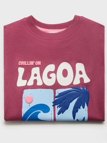 MANGO KIDS Shirt 'T-SHIRT LAGOA' in Roze
