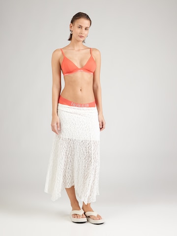 Triangle Hauts de bikini Calvin Klein Swimwear en orange