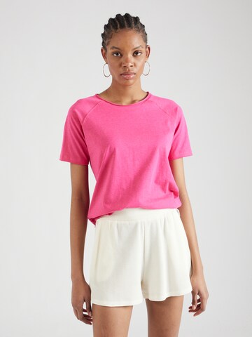 Key Largo T-shirt 'LINNEA' i rosa: framsida