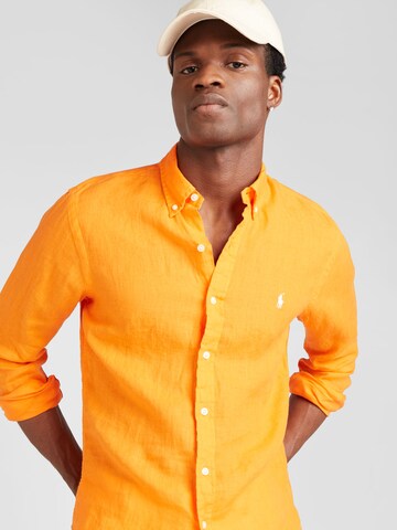 Polo Ralph Lauren Slim fit Overhemd in Oranje