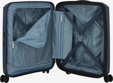 American Tourister Trolley 'AeroStep' in Blau