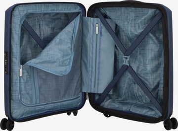 American Tourister Trolley 'AeroStep' in Blauw