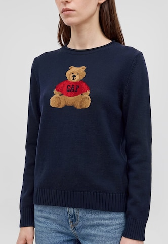 Gap Tall Sweater 'INTARSIA' in Blue: front