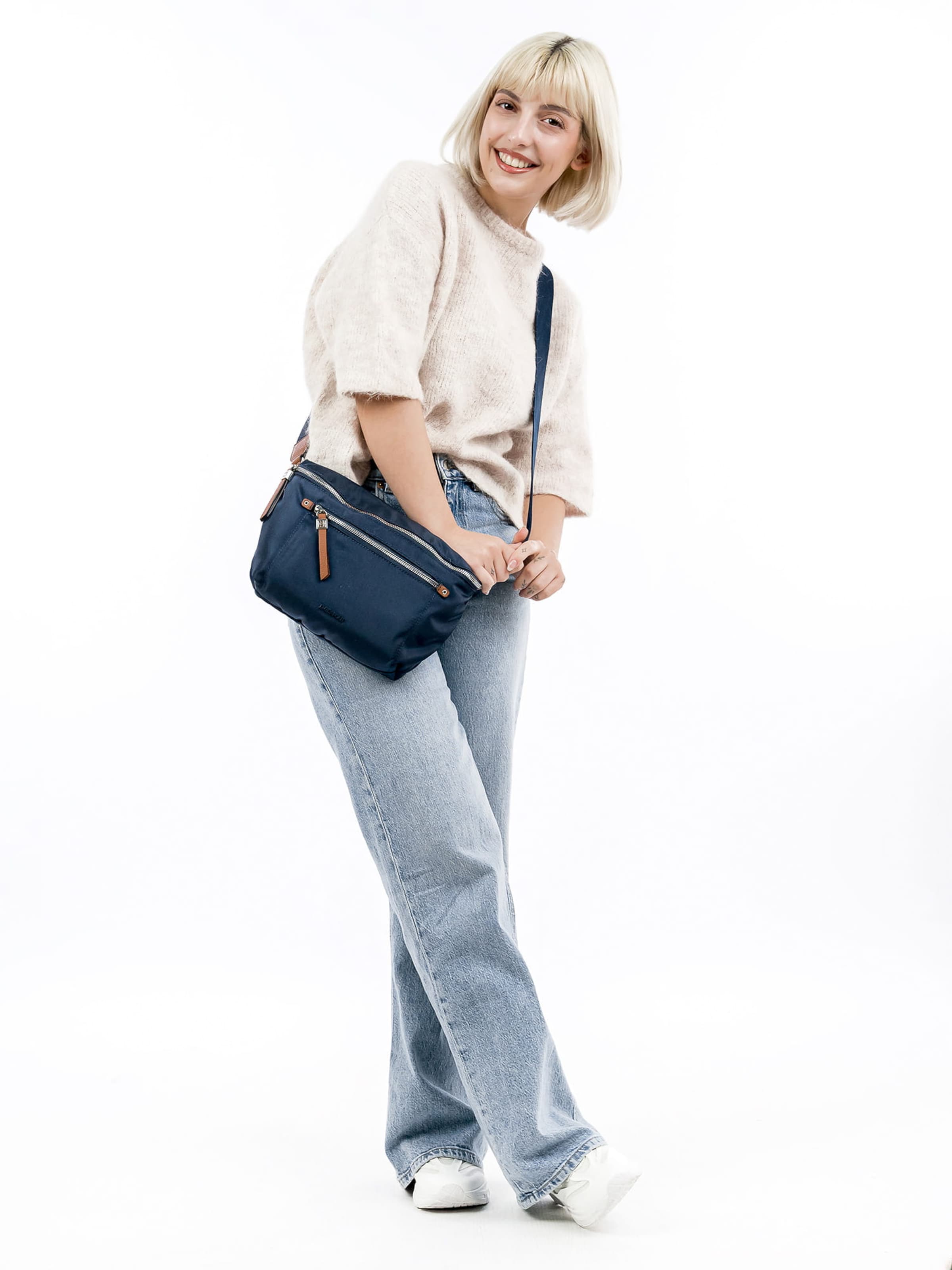 Emily & Noah Чанта с презрамки в синьо