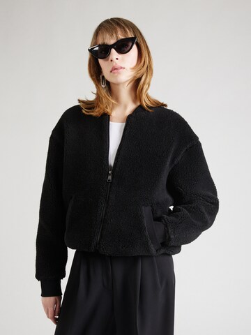 Karl Lagerfeld Fleecová mikina – černá