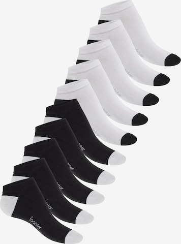 footstar Ankle Socks 'Color Pop' in White: front