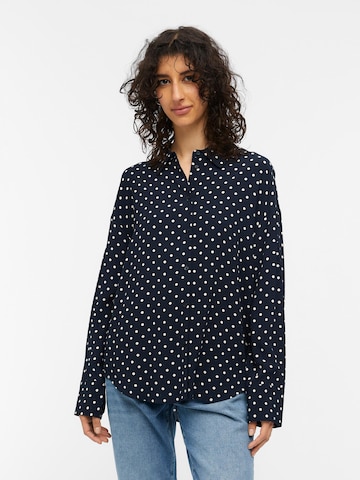OBJECT Blouse 'OLLI' in Blue: front