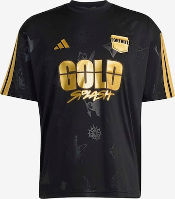 juoda ADIDAS SPORTSWEAR Sportiniai marškinėliai 'X Fortnite': priekis